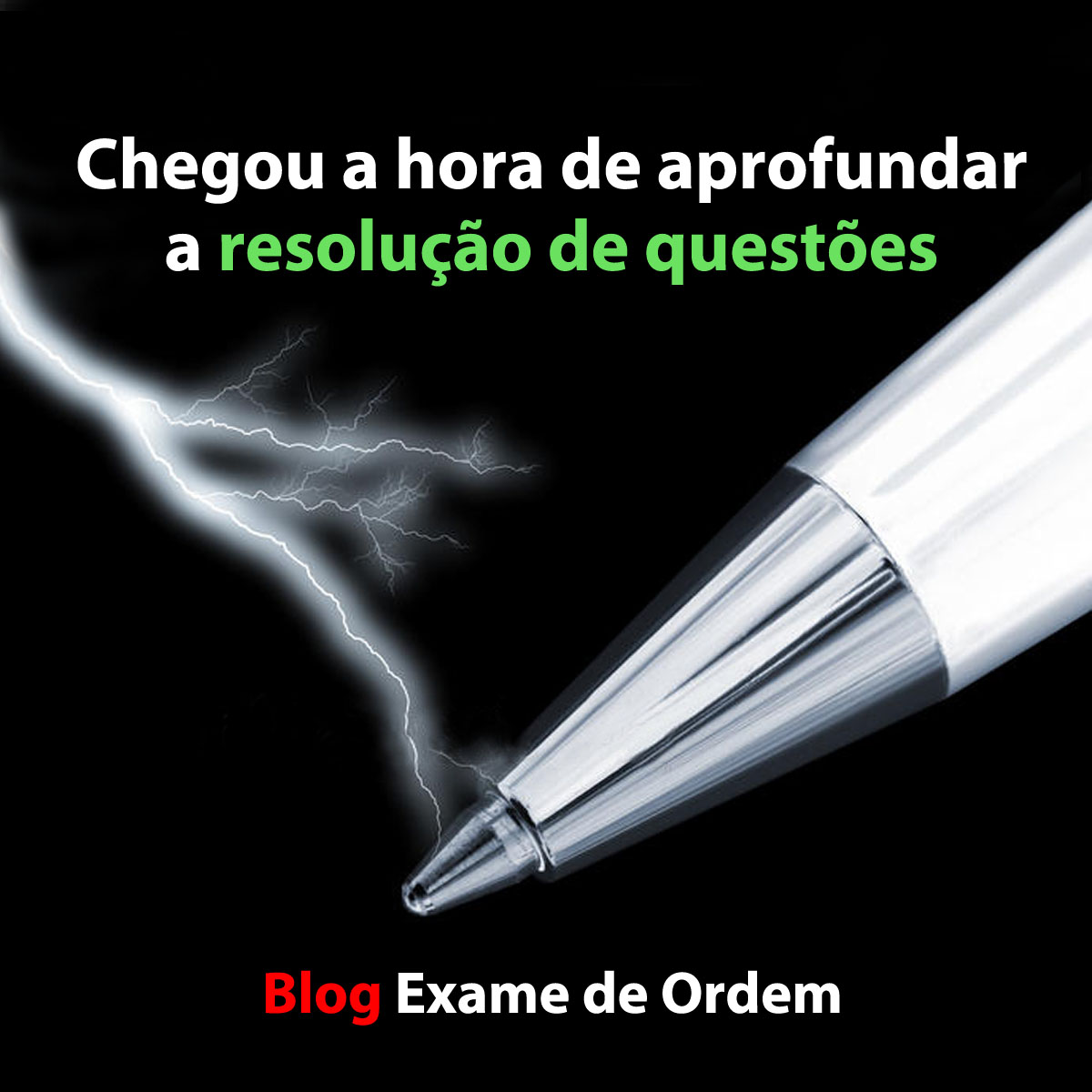 Chegou a hora de aprofundar a resoluo de questes