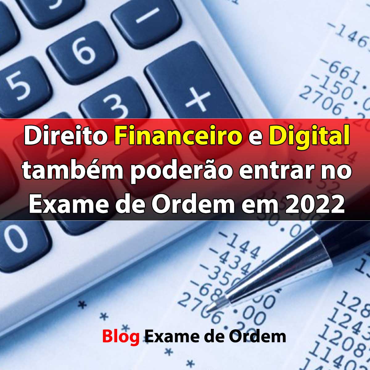 Direito Financeiro e Digital tambm podero entrar no Exame de Ordem