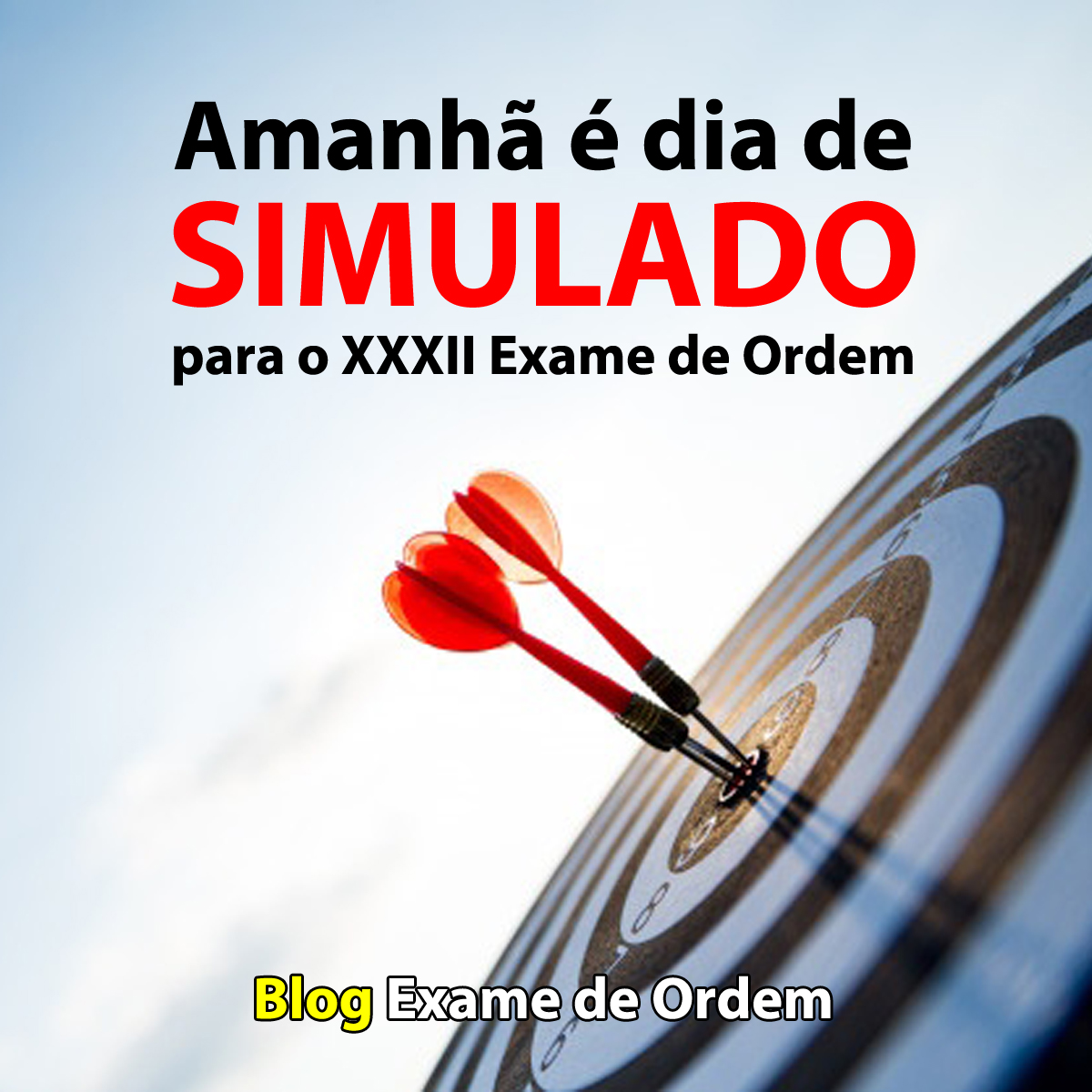 Amanh  dia de Simulado para o XXXII Exame de Ordem!