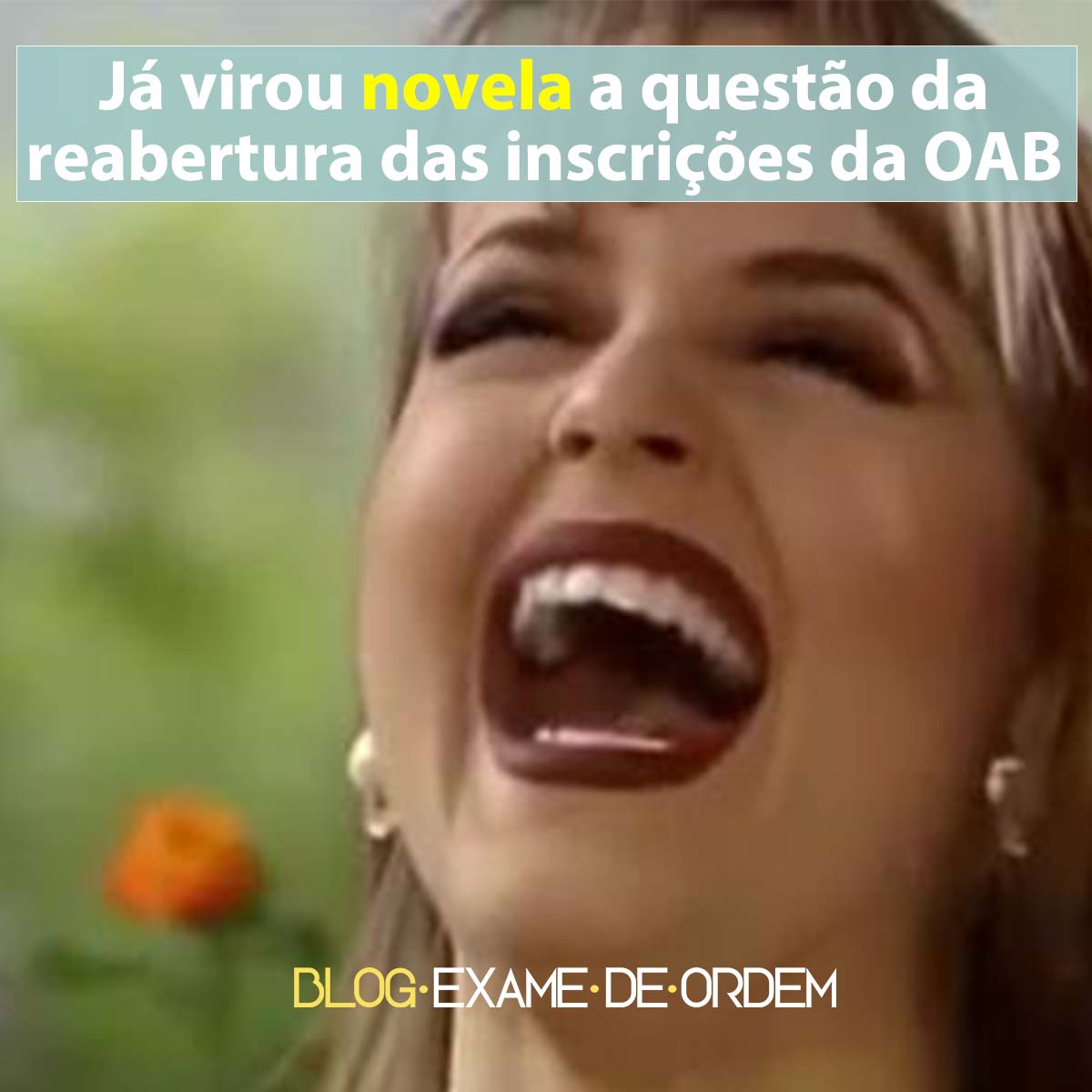 J virou novela a questo da reabertura das inscries da OAB