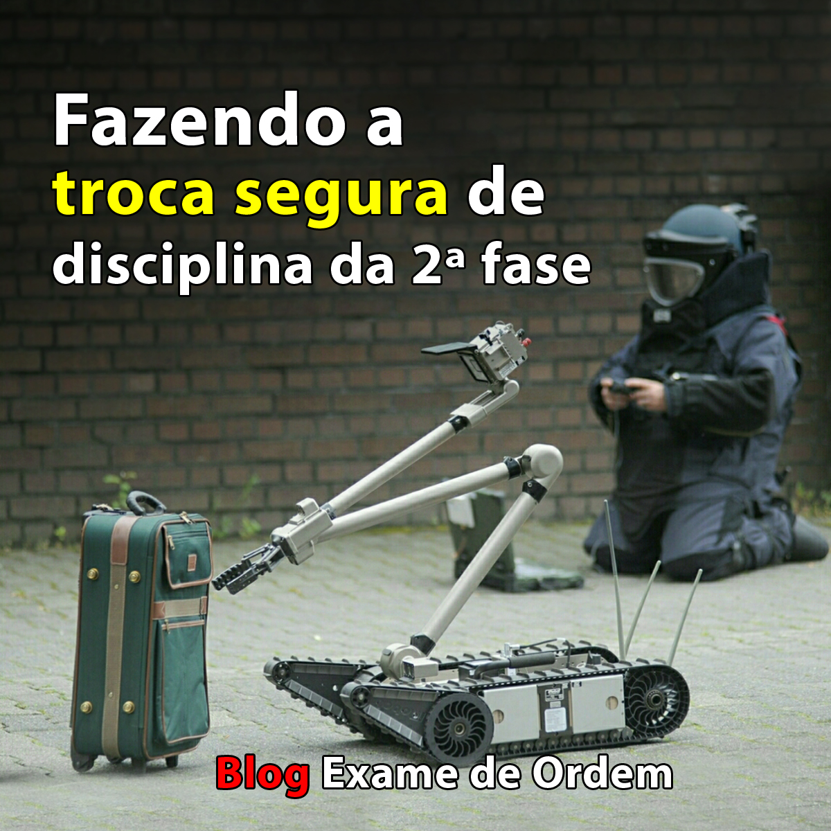 Fazendo a troca segura de disciplina da 2 fase