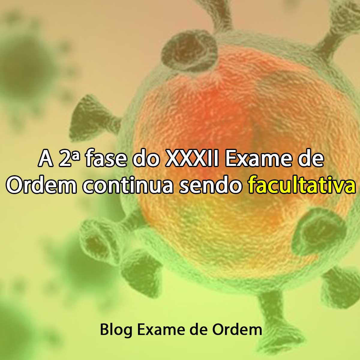 A 2 fase do XXXII Exame de Ordem continua sendo facultativa