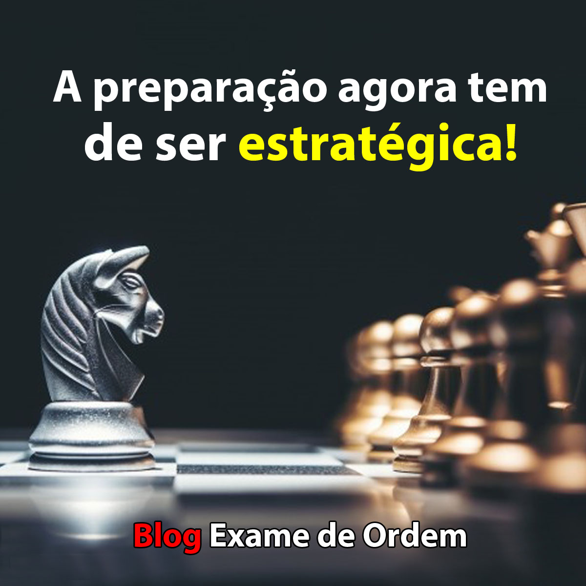 A preparao agora tem de ser estratgica!