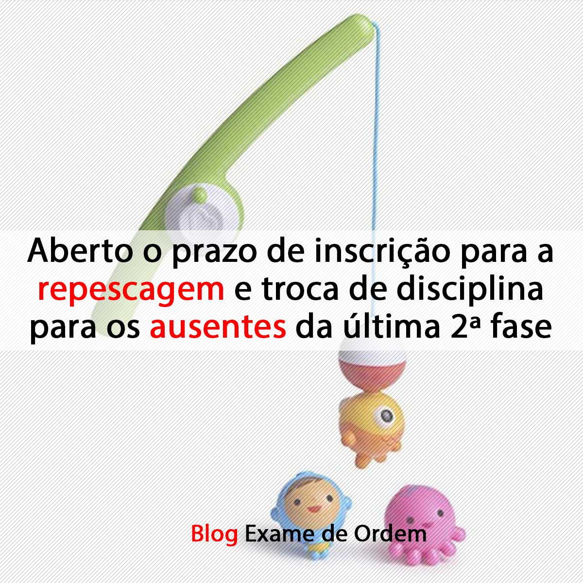 Aberto o prazo de inscrio para a repescagem