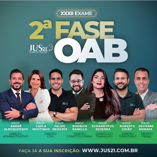 Aprovado! Venha estudar para a 2 fase da OAB com o Jus21!