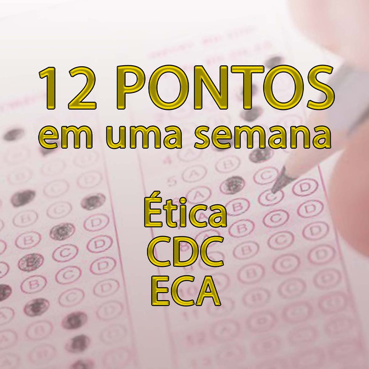 Disponvel o material de preparao 12 pontos em uma semana!