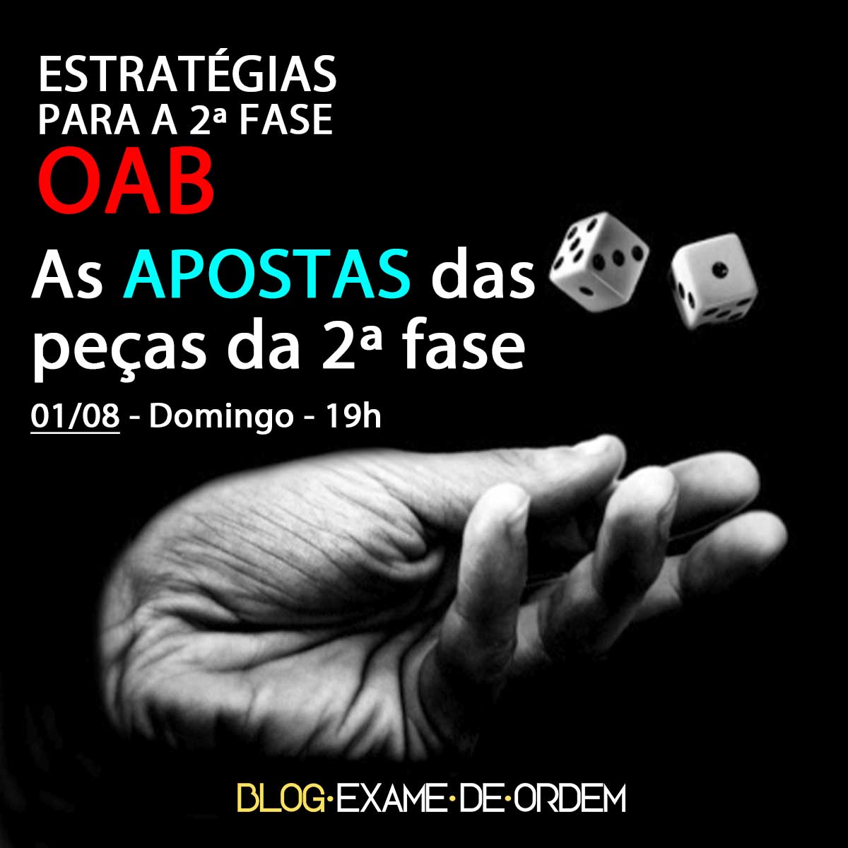 No domingo faremos as apostas da 2 fase da OAB