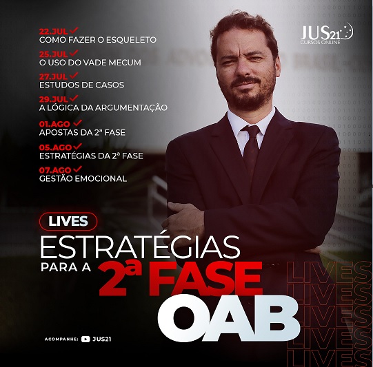 Hoje, 17h, o guia de resoluo da prova da 2 fase da OAB