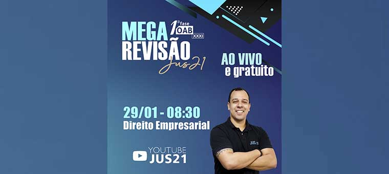 J vai comear a Mega Reviso de Direito Empresarial!